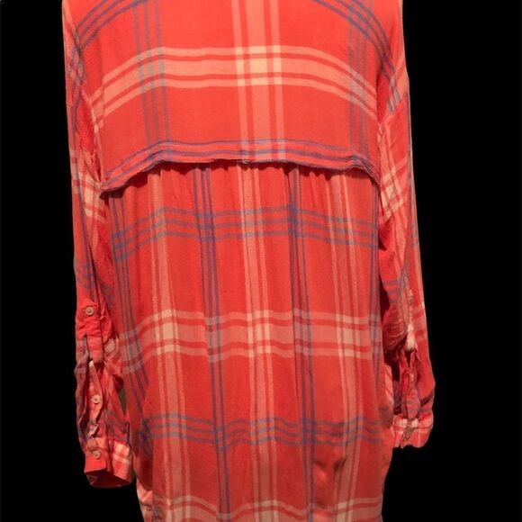 Nine West Jeans popover plaid blouse - Picture 7 of 9